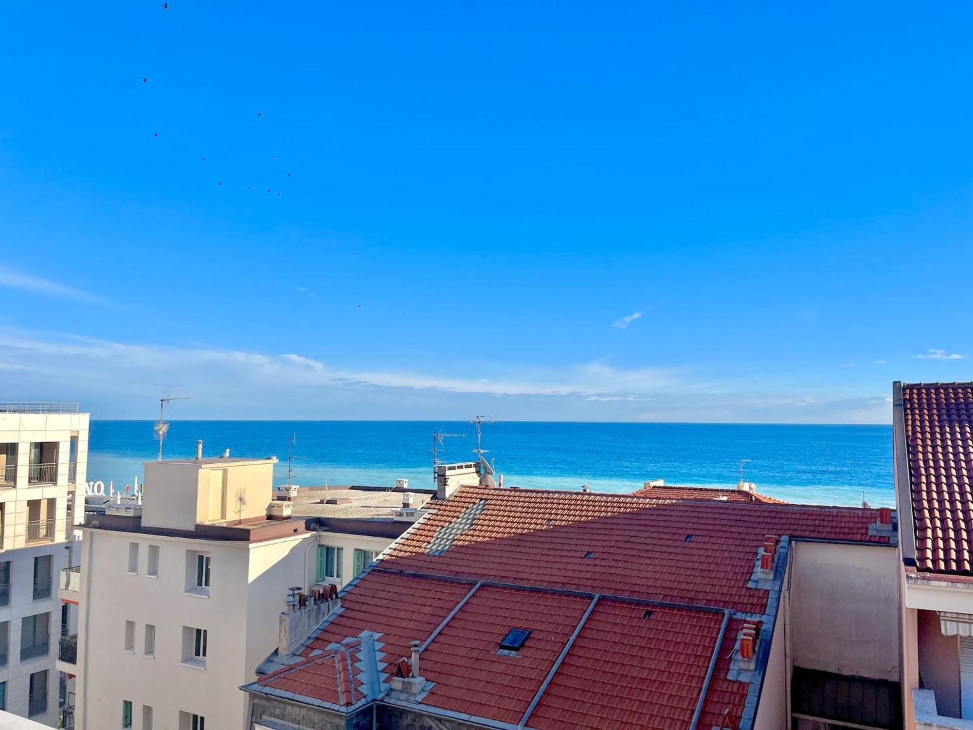 Apartament "Le Rooftop Des Rivages" Immense Terrasse, Centre Mentona Zewnętrze zdjęcie